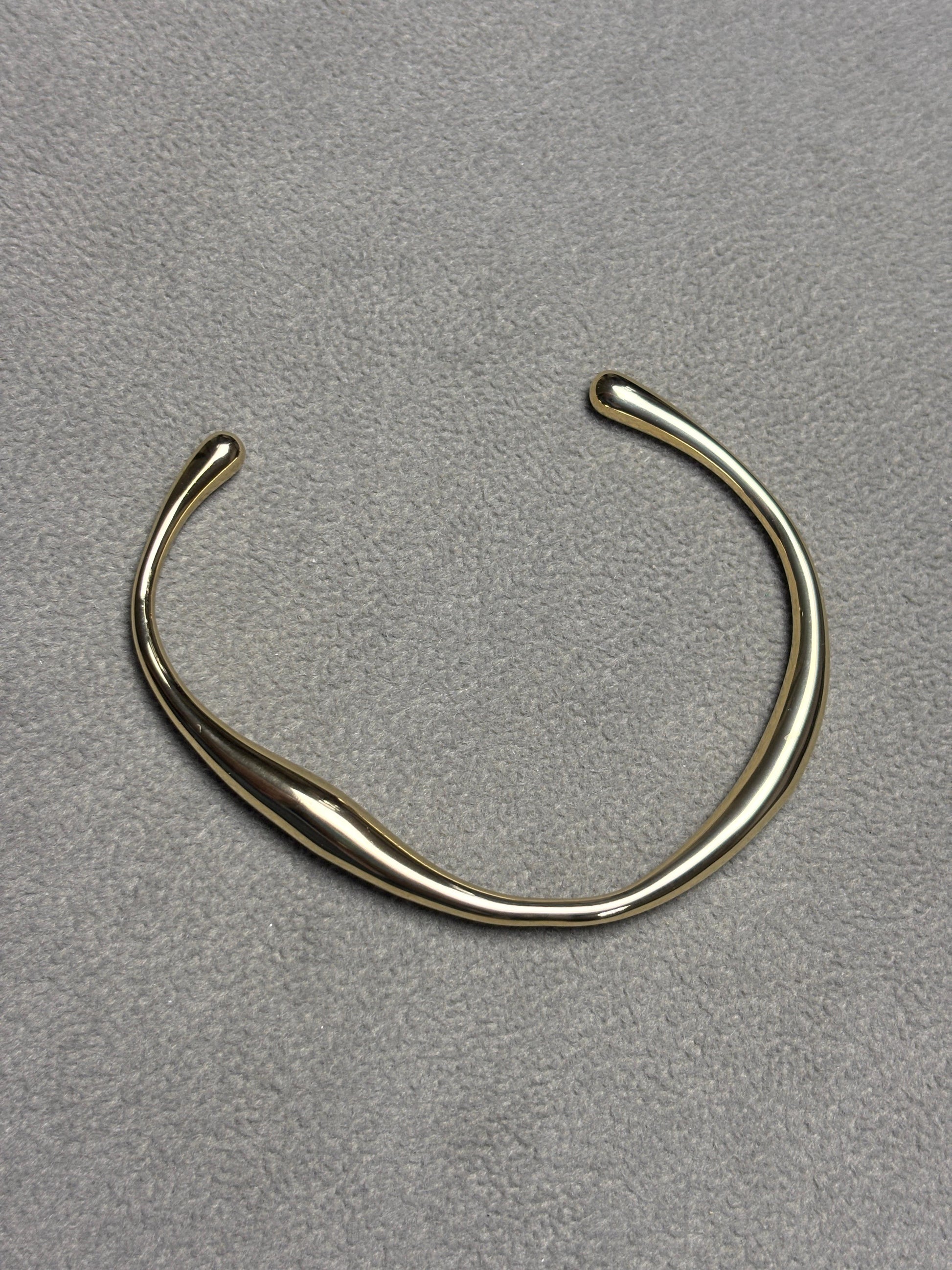 Minimalist Gold-Tone Bangle