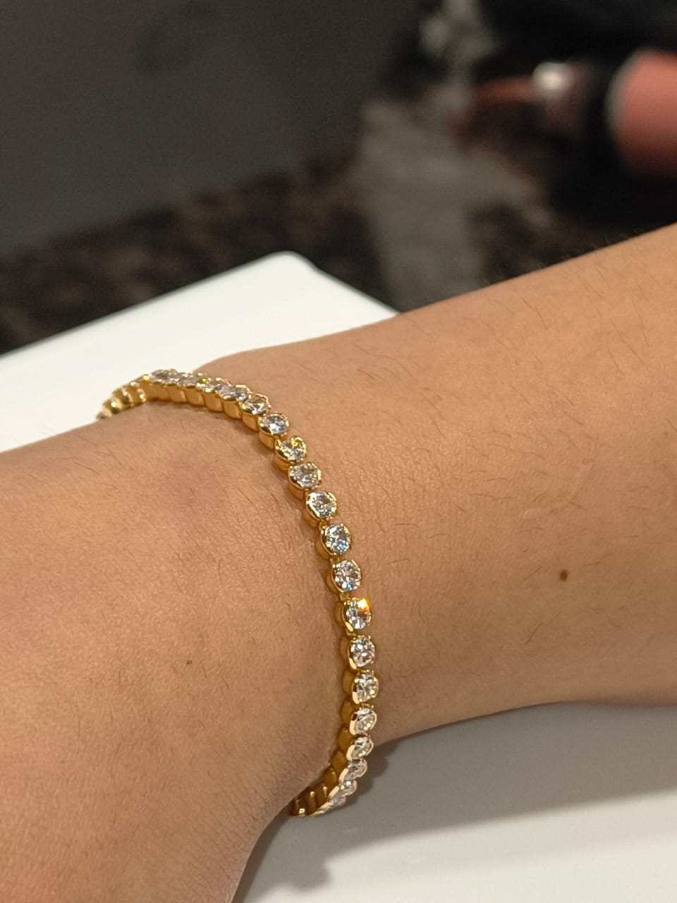 Royal Radiance Tennis Bracelet