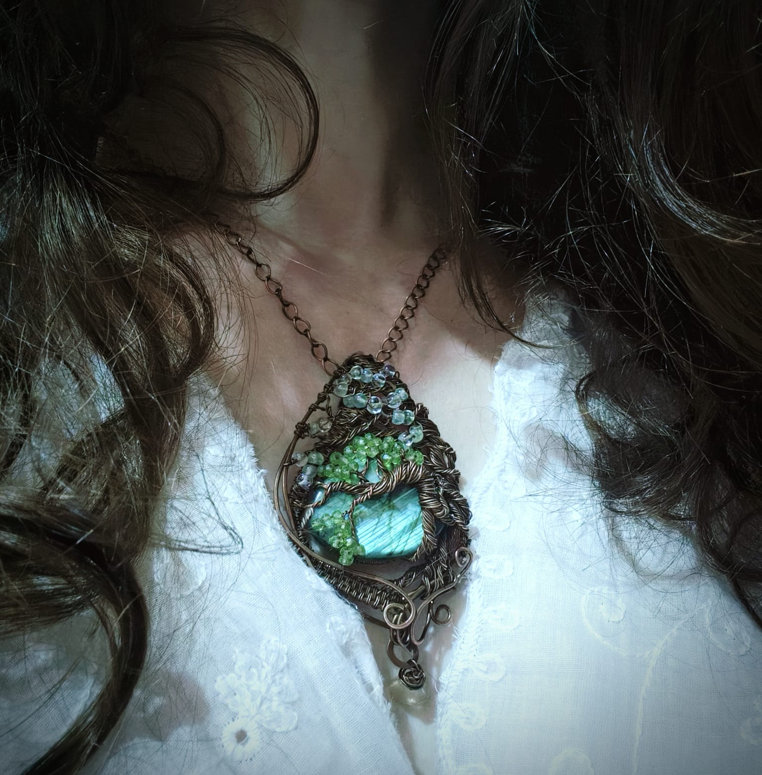 Special Light-coded Handmade Crystal Pendants