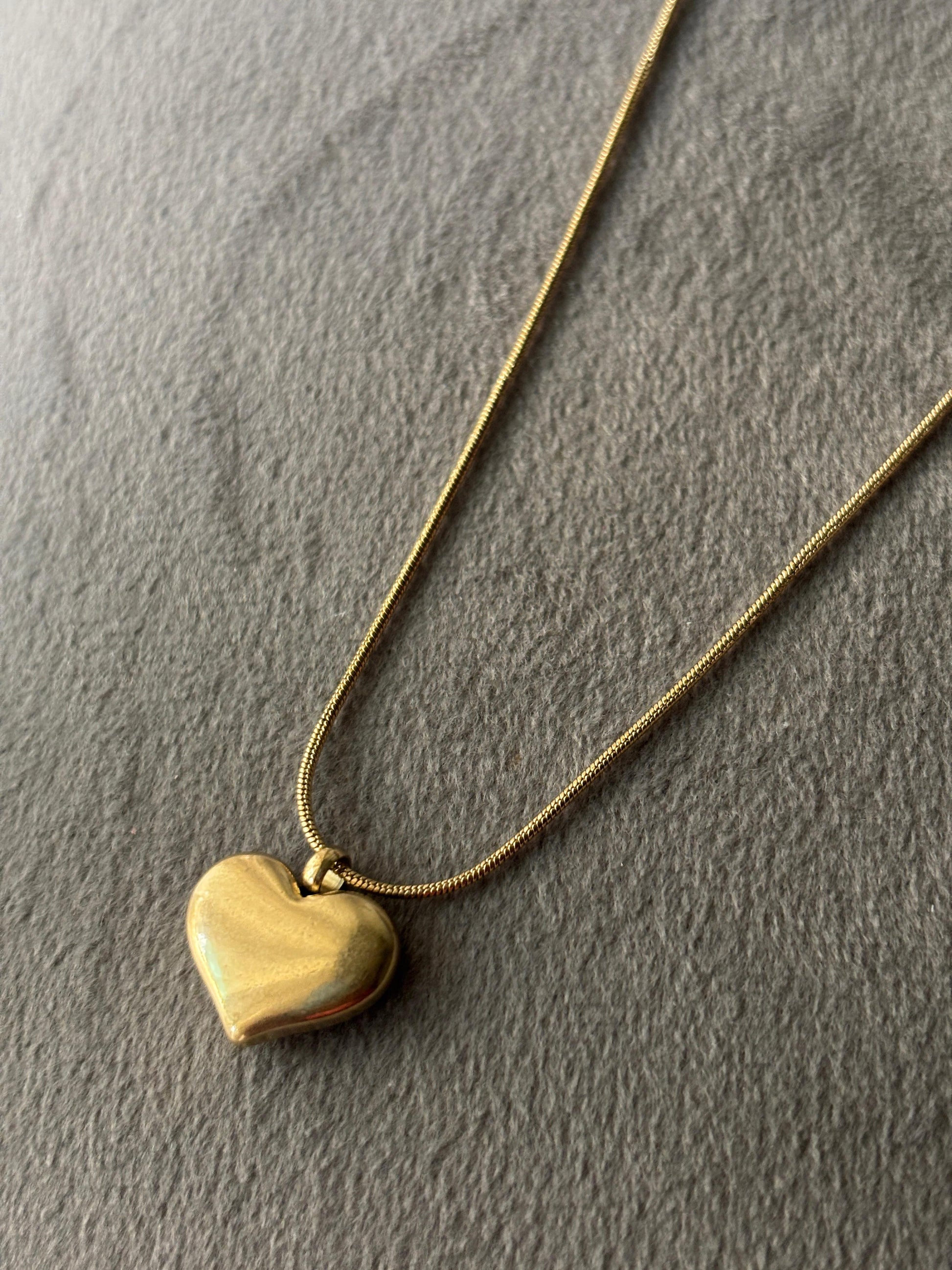 Heart of Gold Statement Necklace