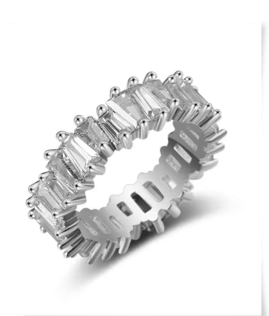 Sterling Silver Eternity Band Ring