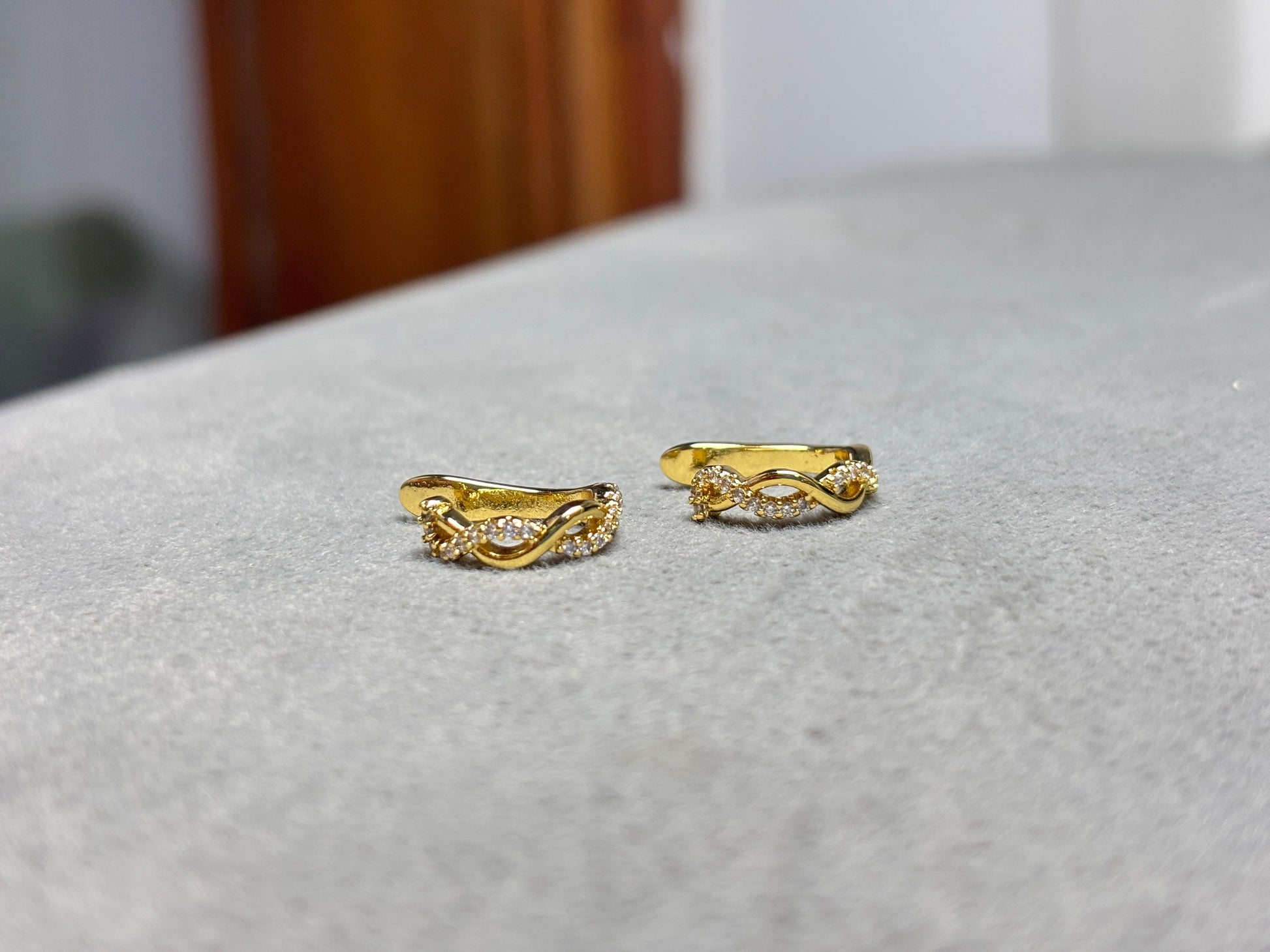 Minimalist Gold Teardrop Hook Earrings