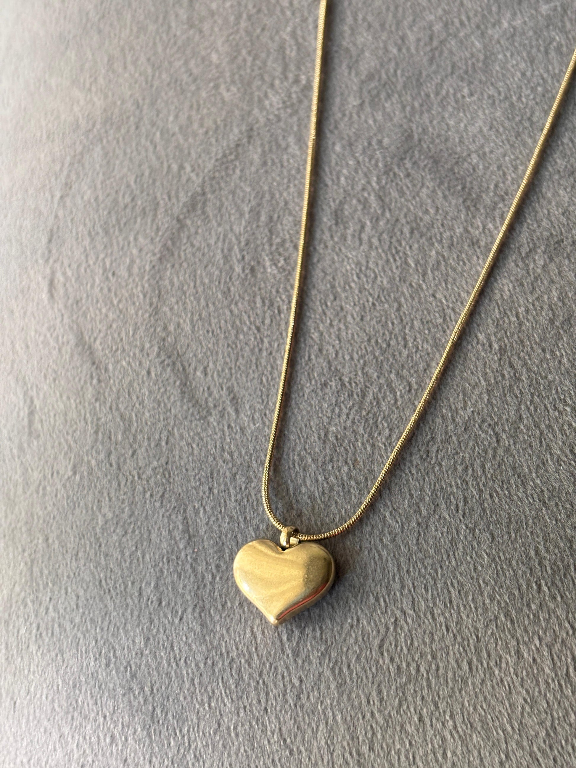 Heart of Gold Statement Necklace