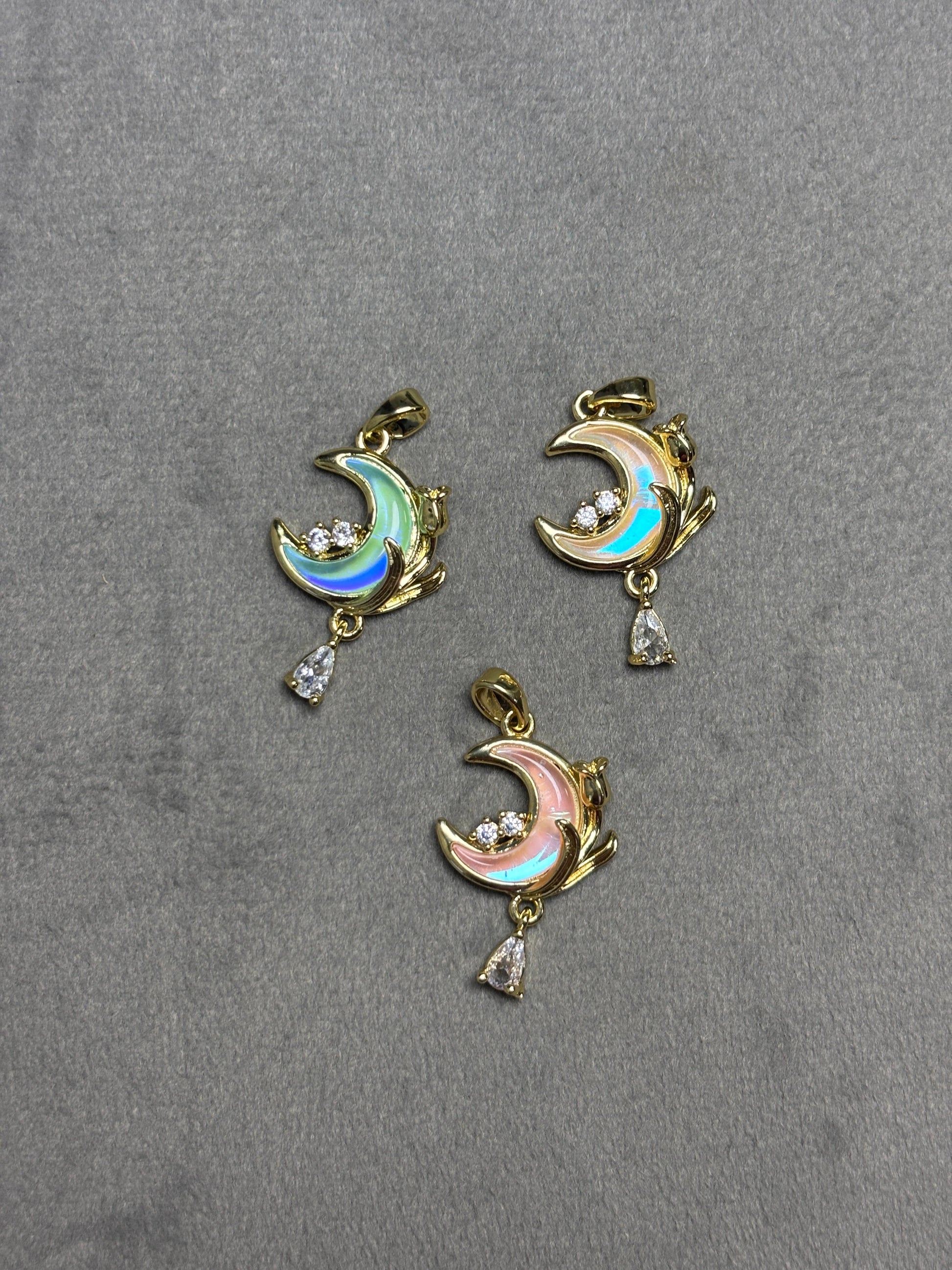 Crescent Moon Pendant Necklace Collection
