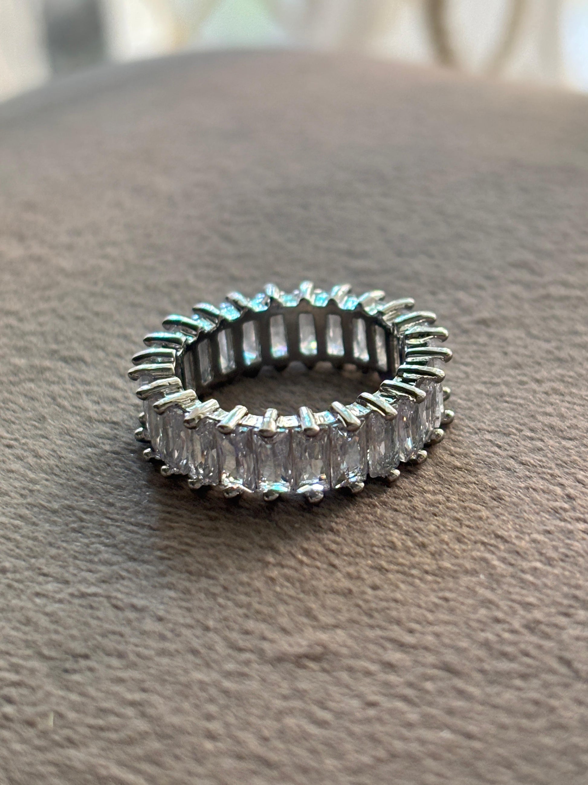 Sterling Silver Eternity Band Ring