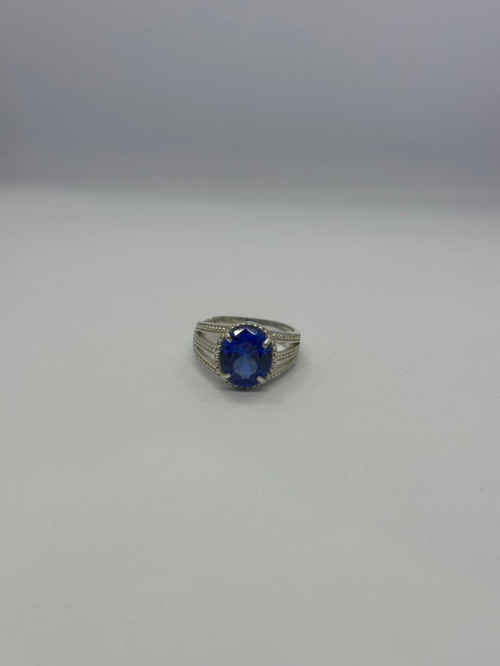 Sapphire Radiance Ring