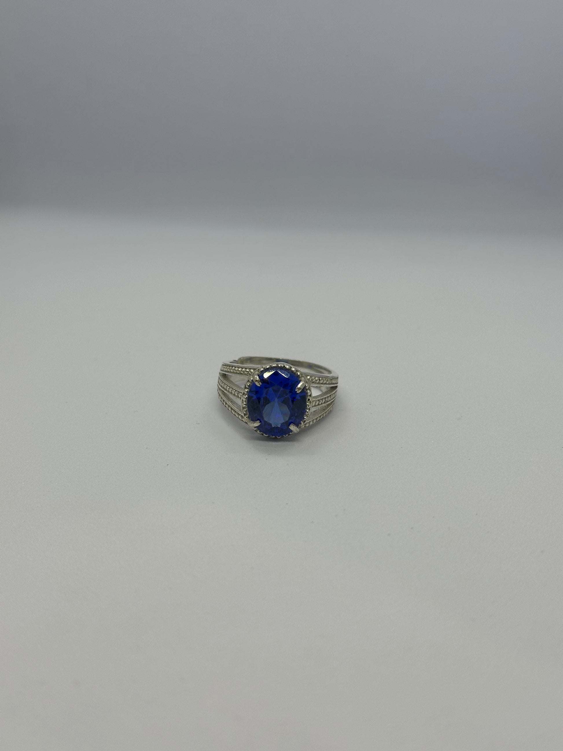 Sapphire Radiance Ring