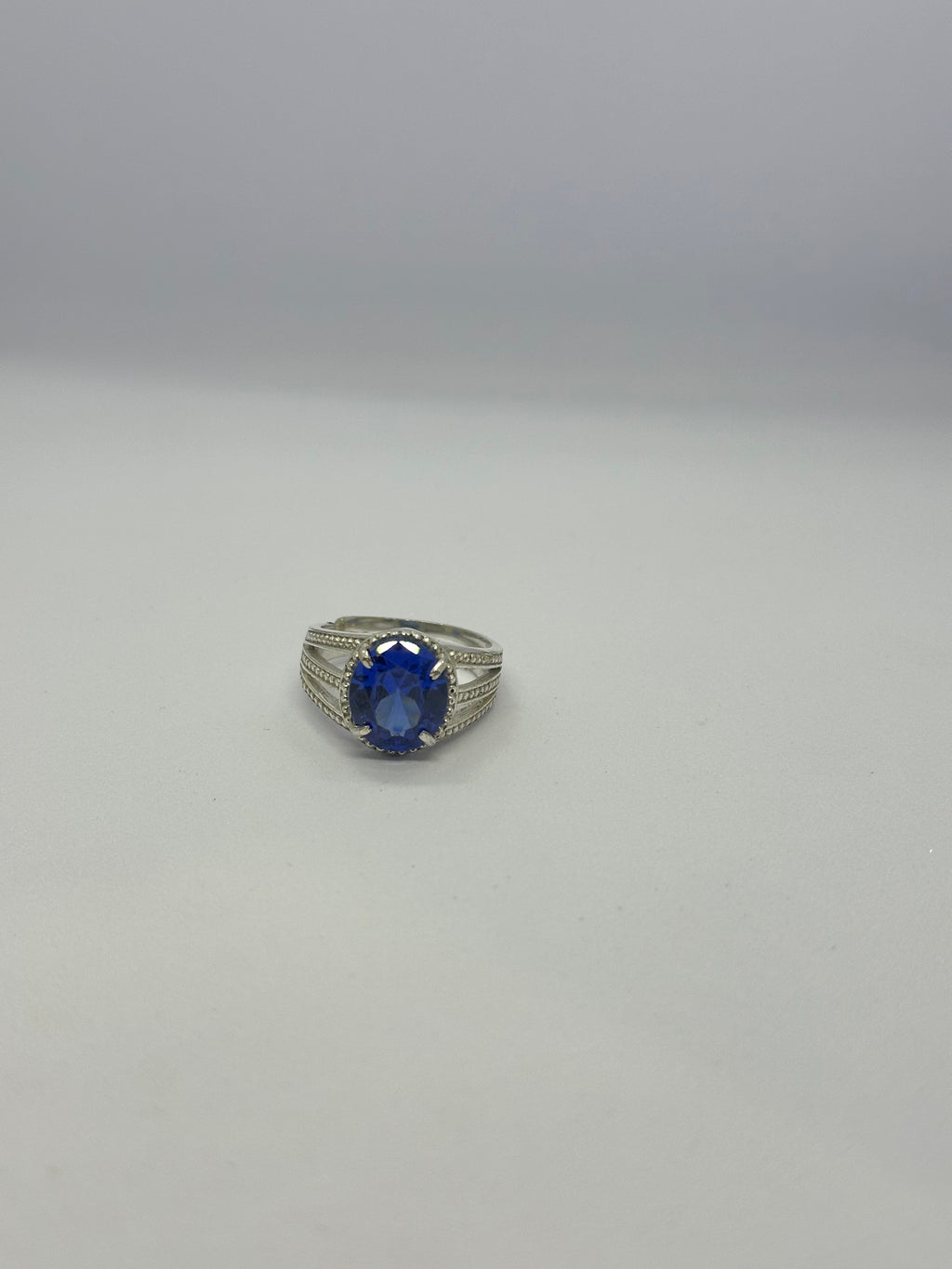 Sapphire Radiance Ring