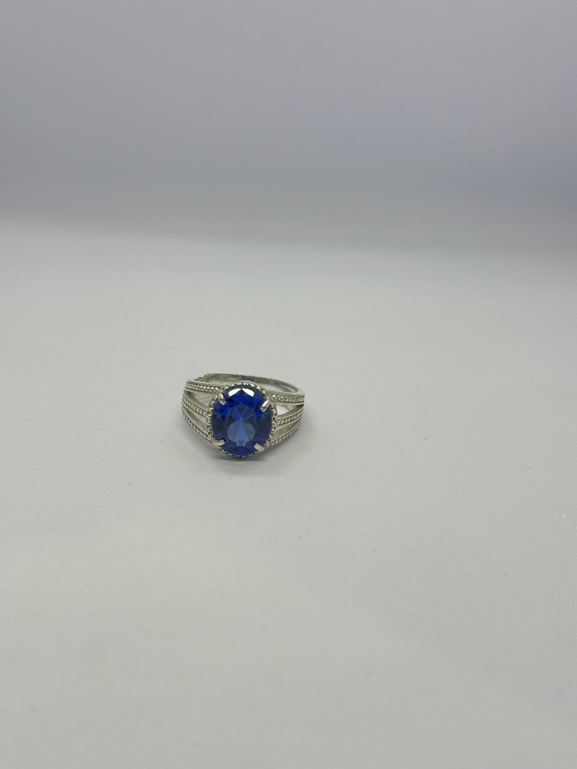 Sapphire Radiance Ring