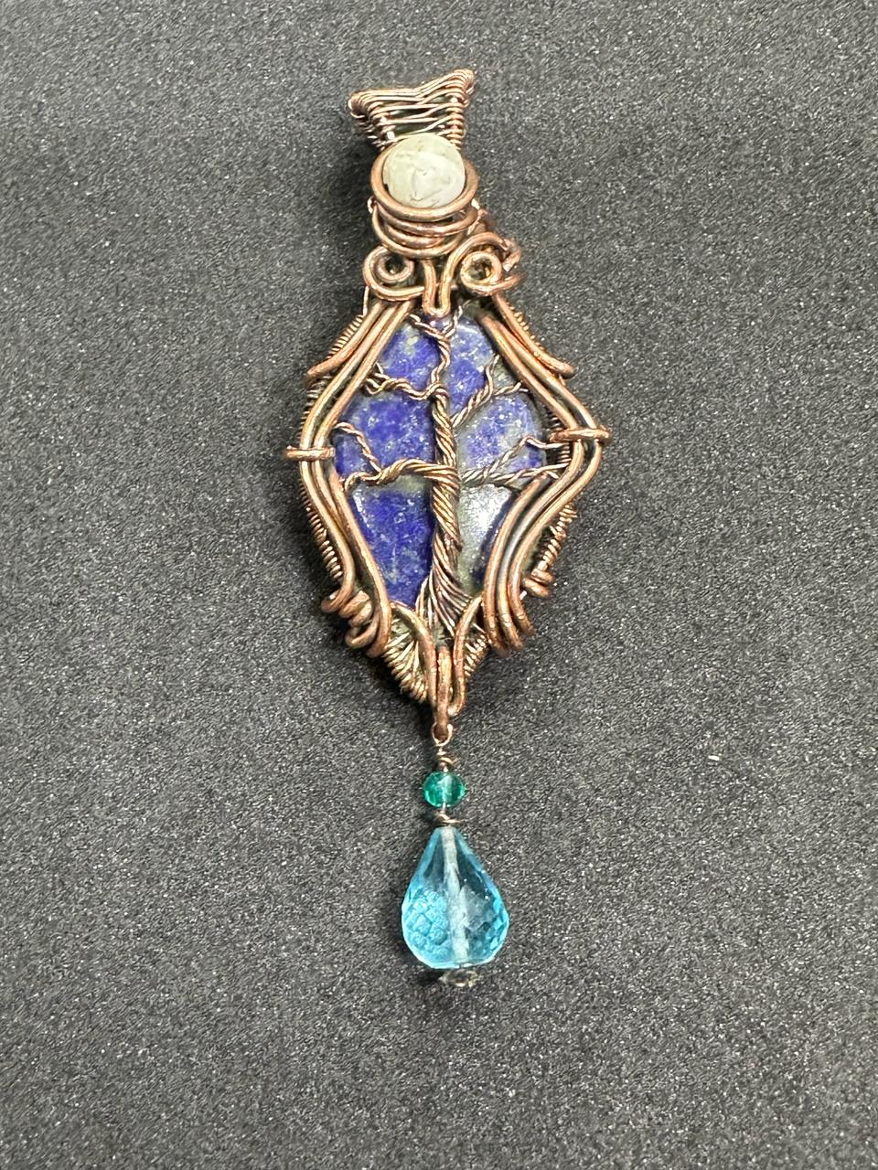 Mystic Glow Lapis Lazuli Pendant