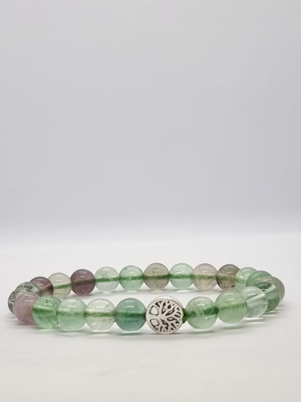 Aurora Drift – Fluorite Crystal Bracelet