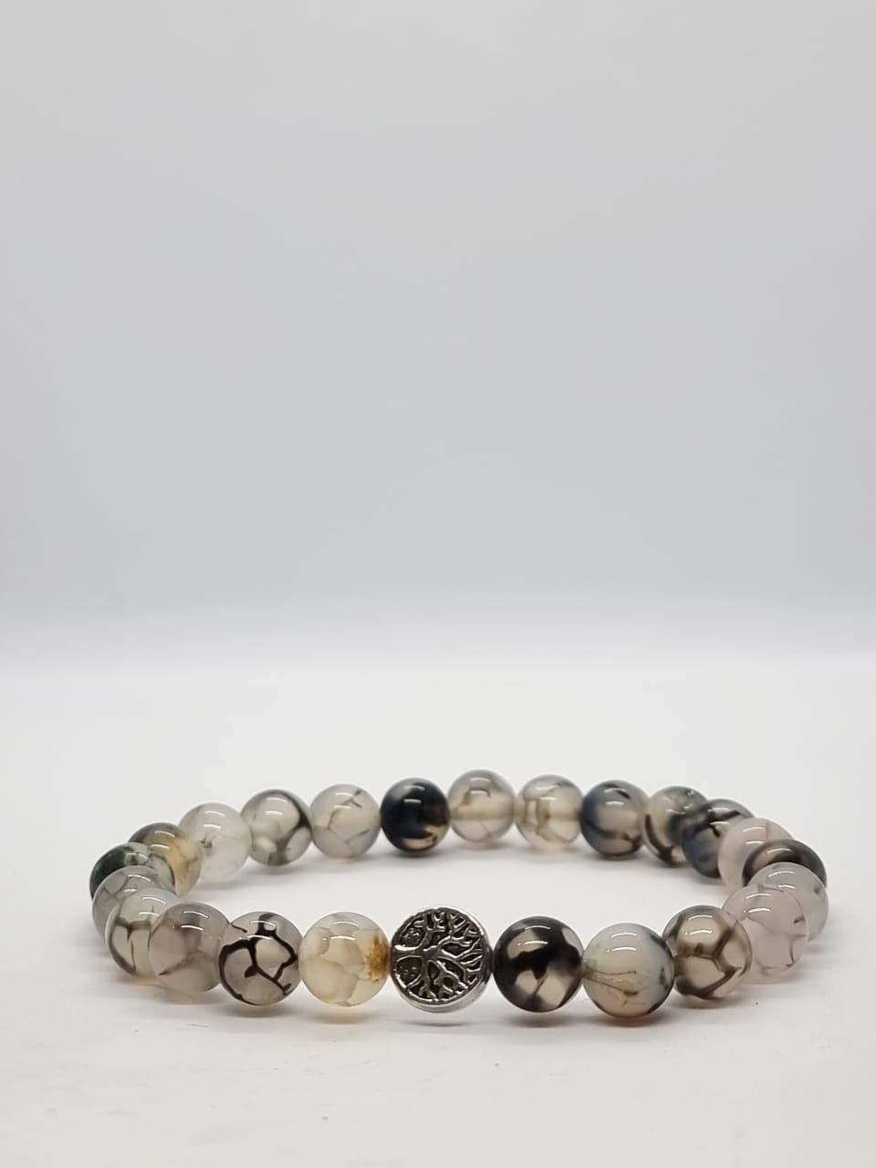 Stone Thread – Vein Agate Bracelet