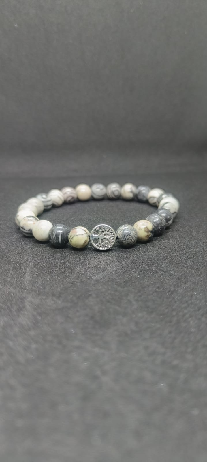 Earthwoven Shield – Web Jasper Grounding Band