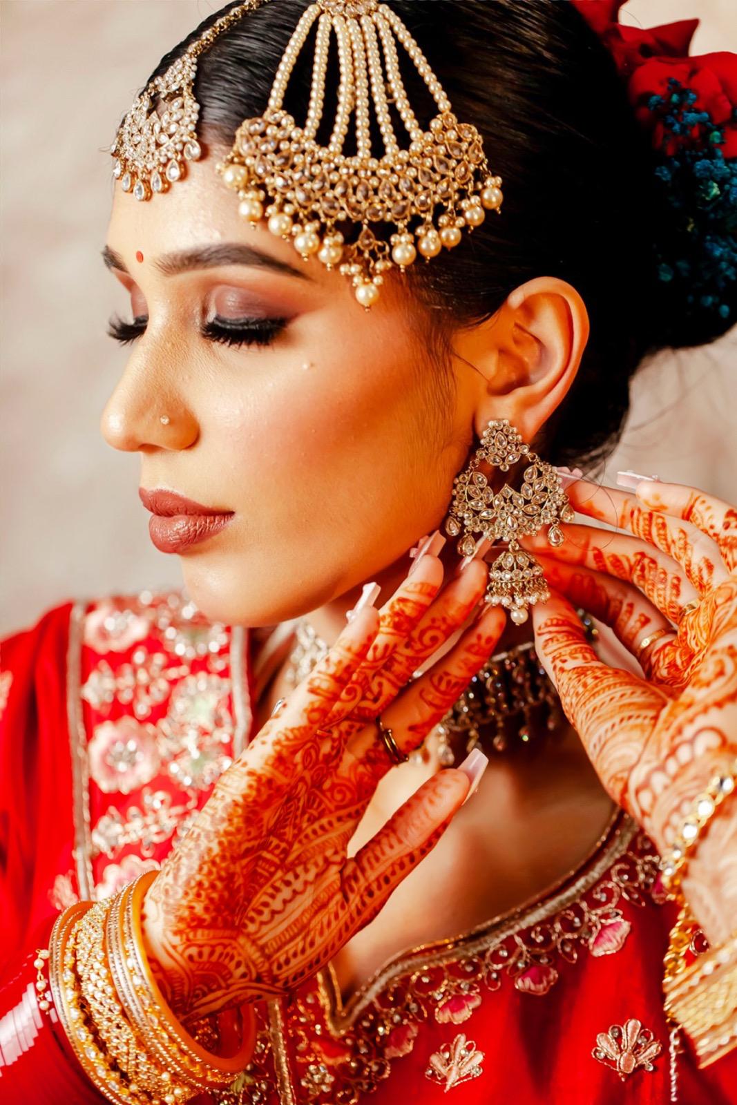 Bridal Polki Choker Set with Earrings and Maang Tikka | Traditional Wedding Jewelry