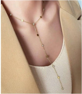 Duality Droplet Necklace