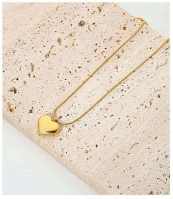 Heart of Gold Statement Necklace