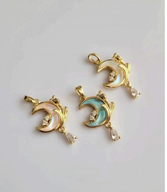 Crescent Moon Pendant Necklace Collection