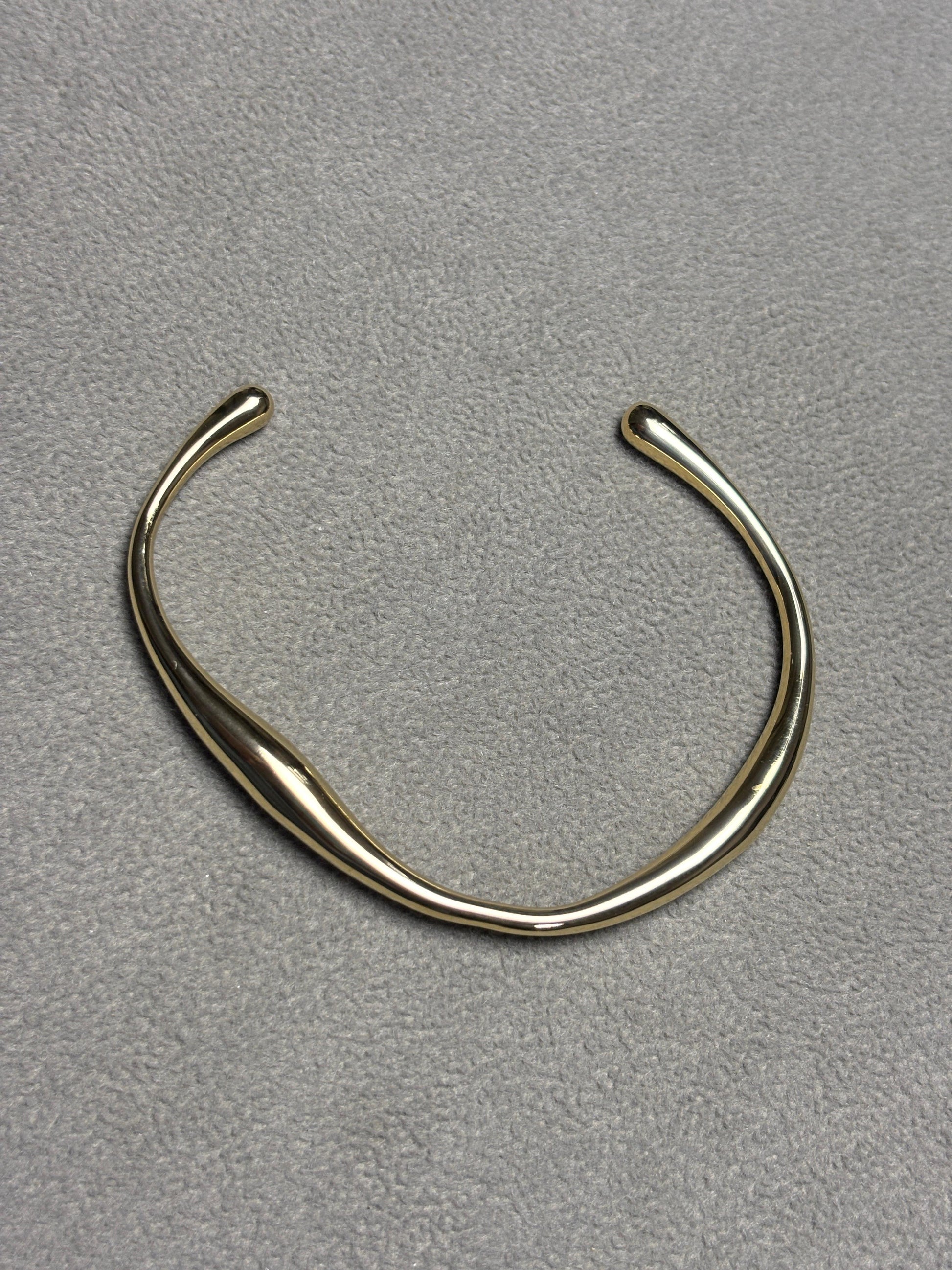 Minimalist Gold-Tone Bangle