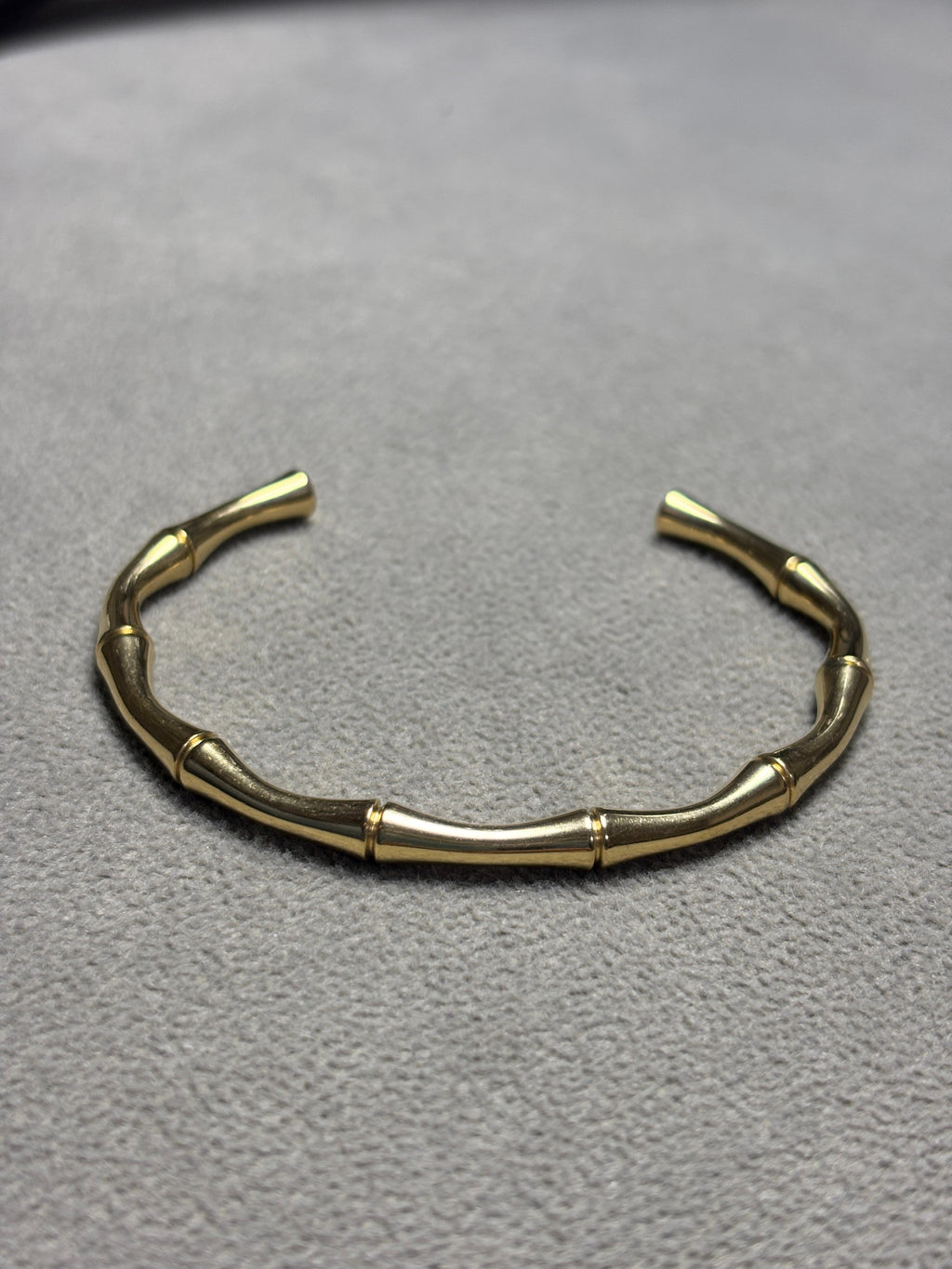 Golden Bamboo Cuff Bracelet