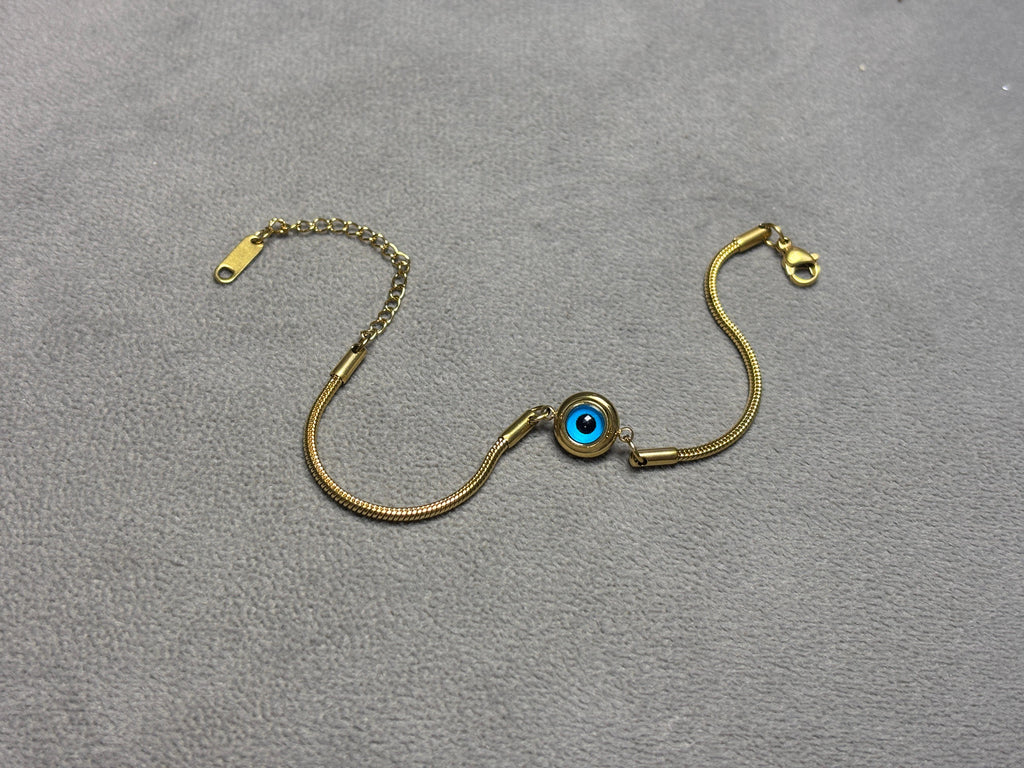 Golden Evil Eye Bracelet