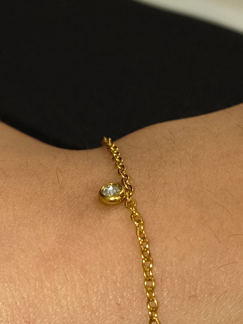 Minimal Elegance Solitaire Bracelet