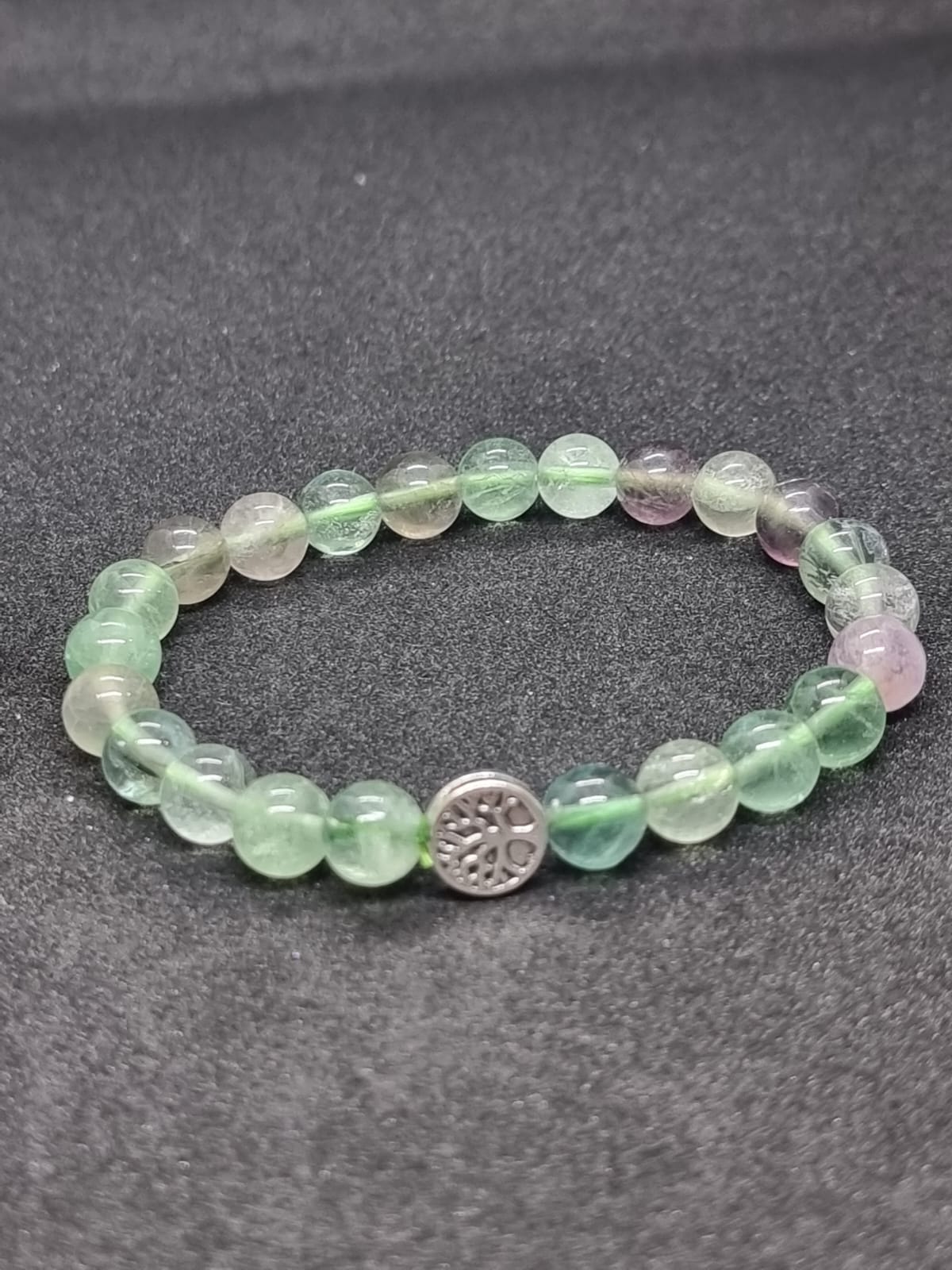 Aurora Drift – Fluorite Crystal Bracelet