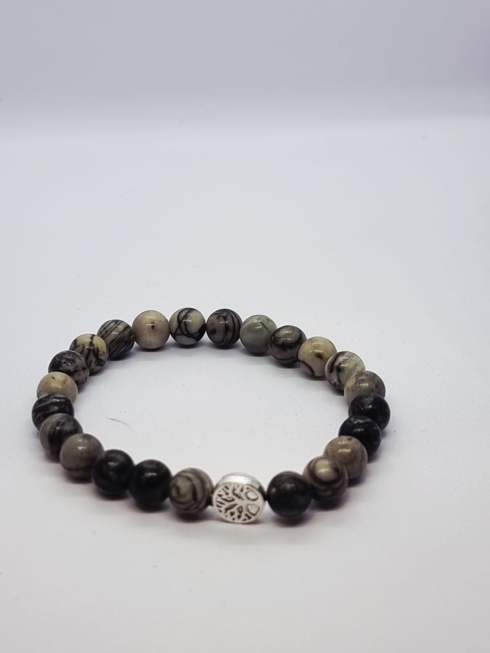Earthwoven Shield – Web Jasper Grounding Band
