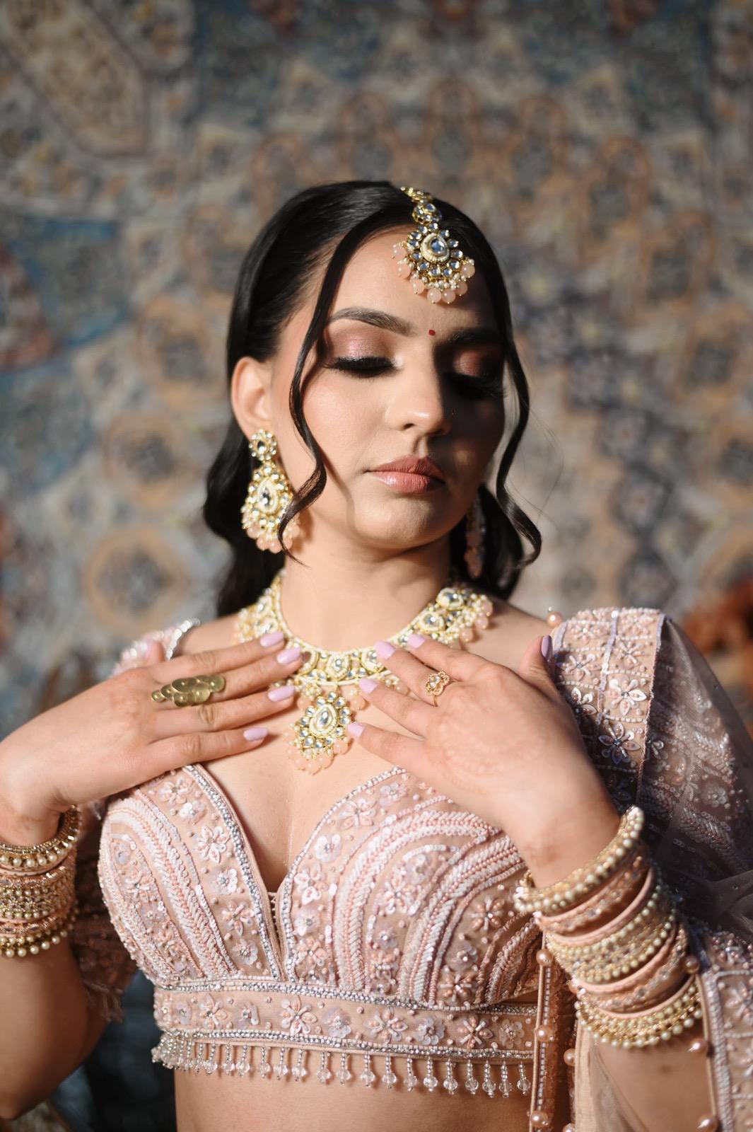 Bridal Kundan Necklace Set with Earrings | Traditional Indian Jewelry