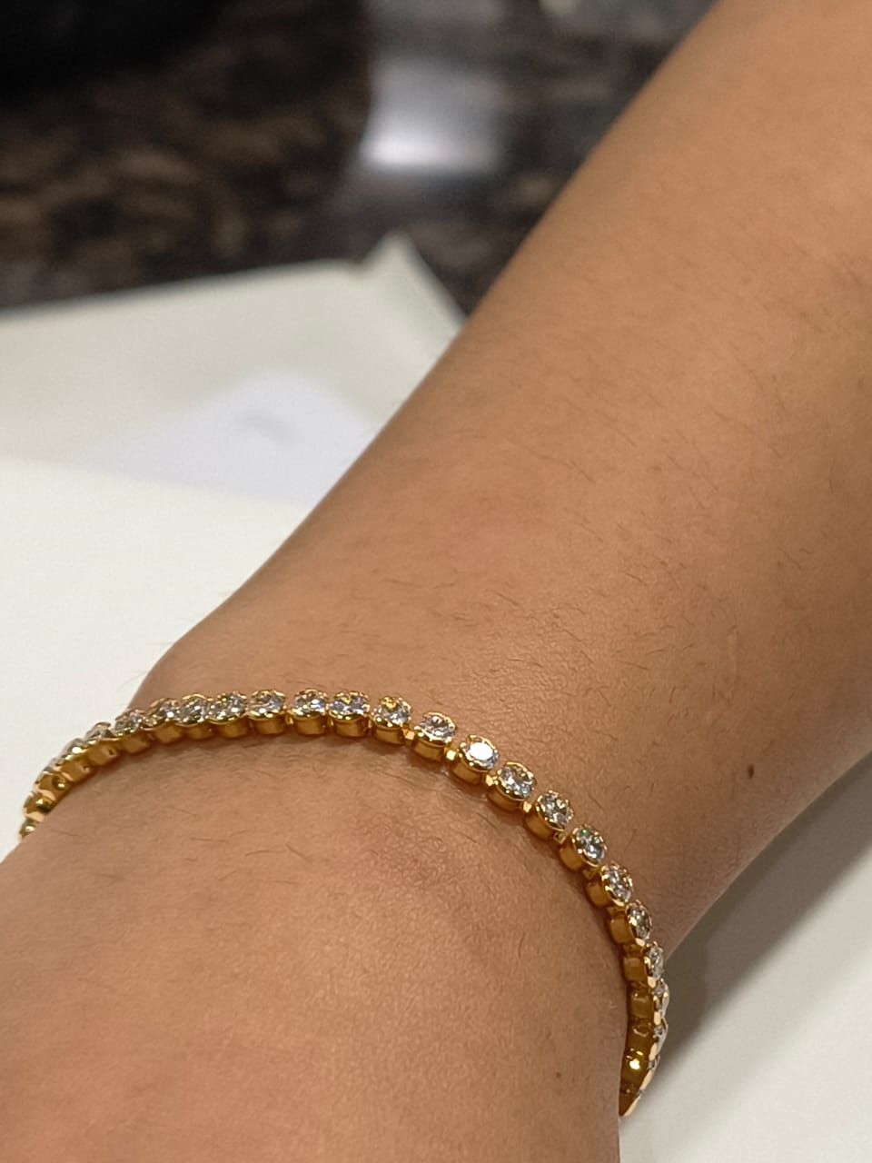 Royal Radiance Tennis Bracelet