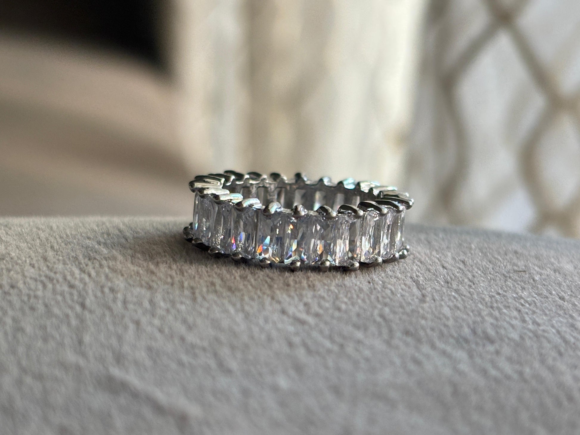 Sterling Silver Eternity Band Ring