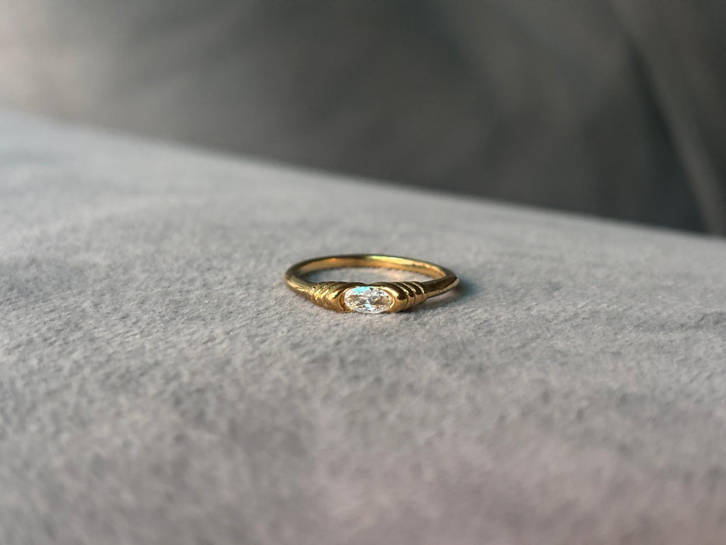 Vibrant Gemstone Gold Stacking Ring
