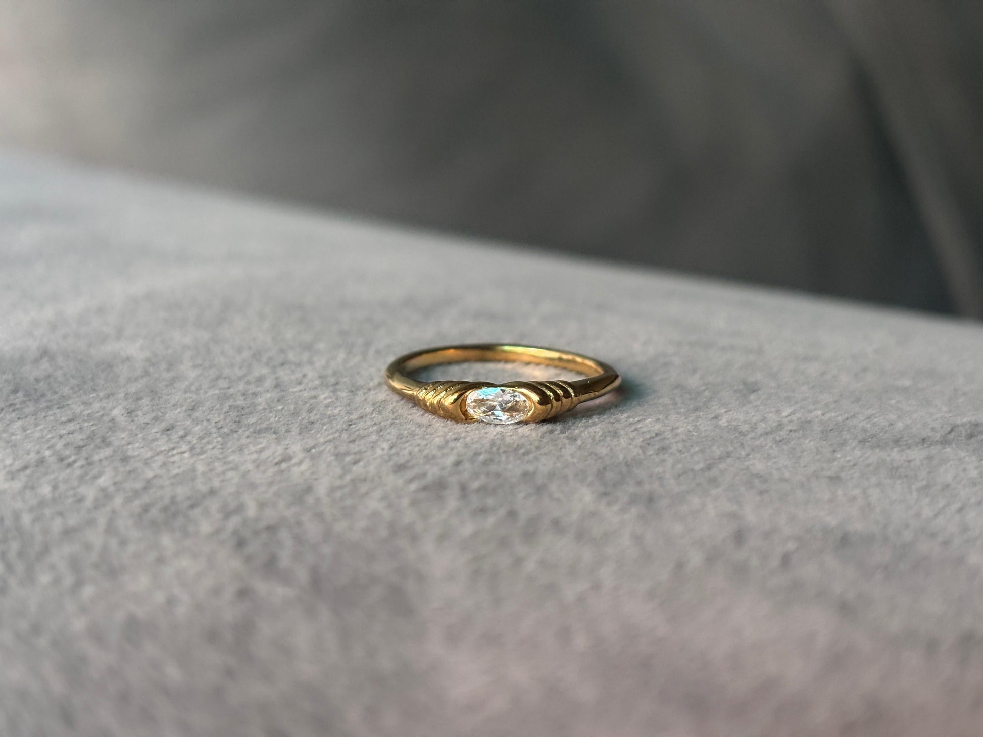Vibrant Gemstone Gold Stacking Ring