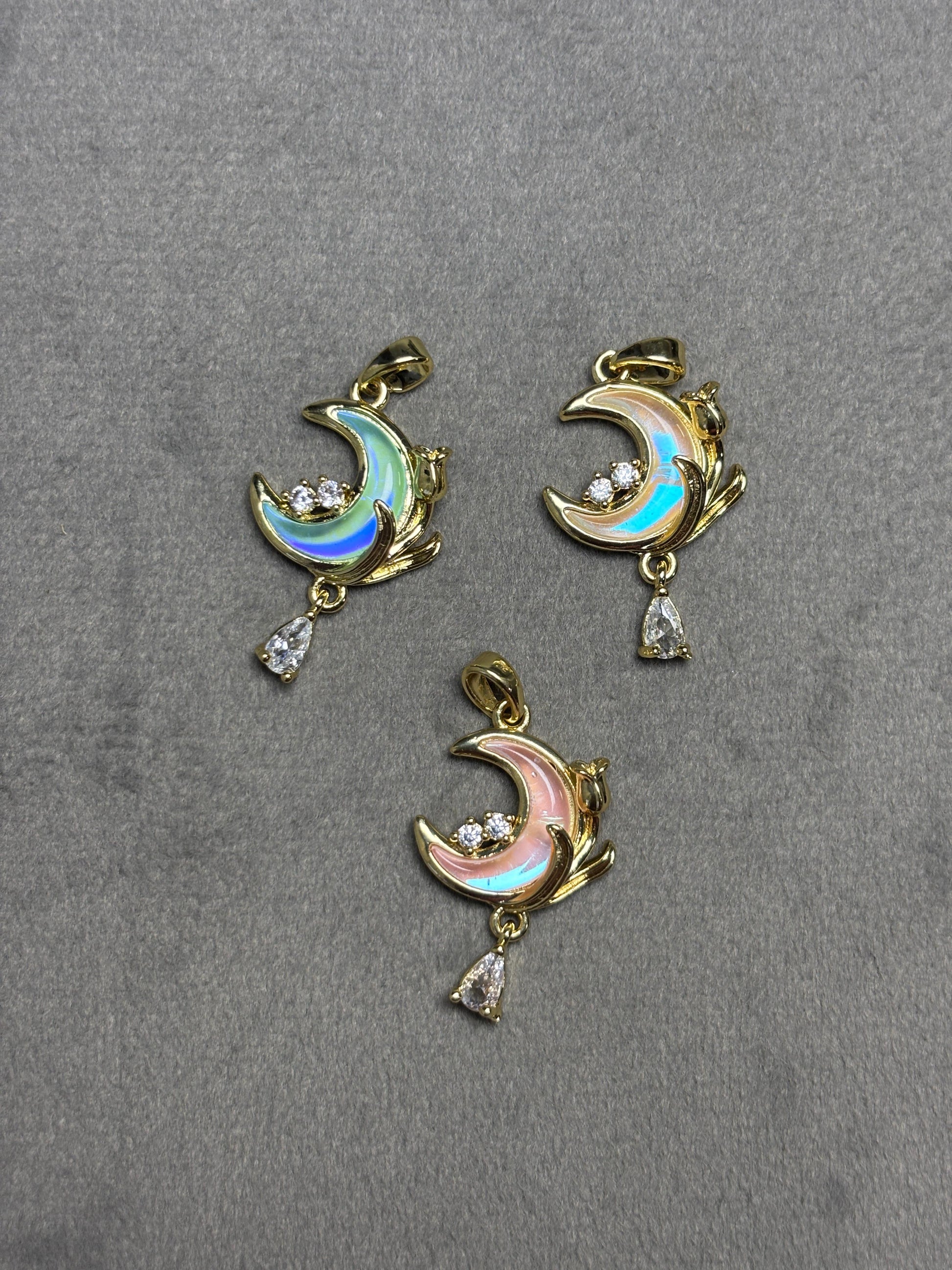 Crescent Moon Pendant Necklace Collection