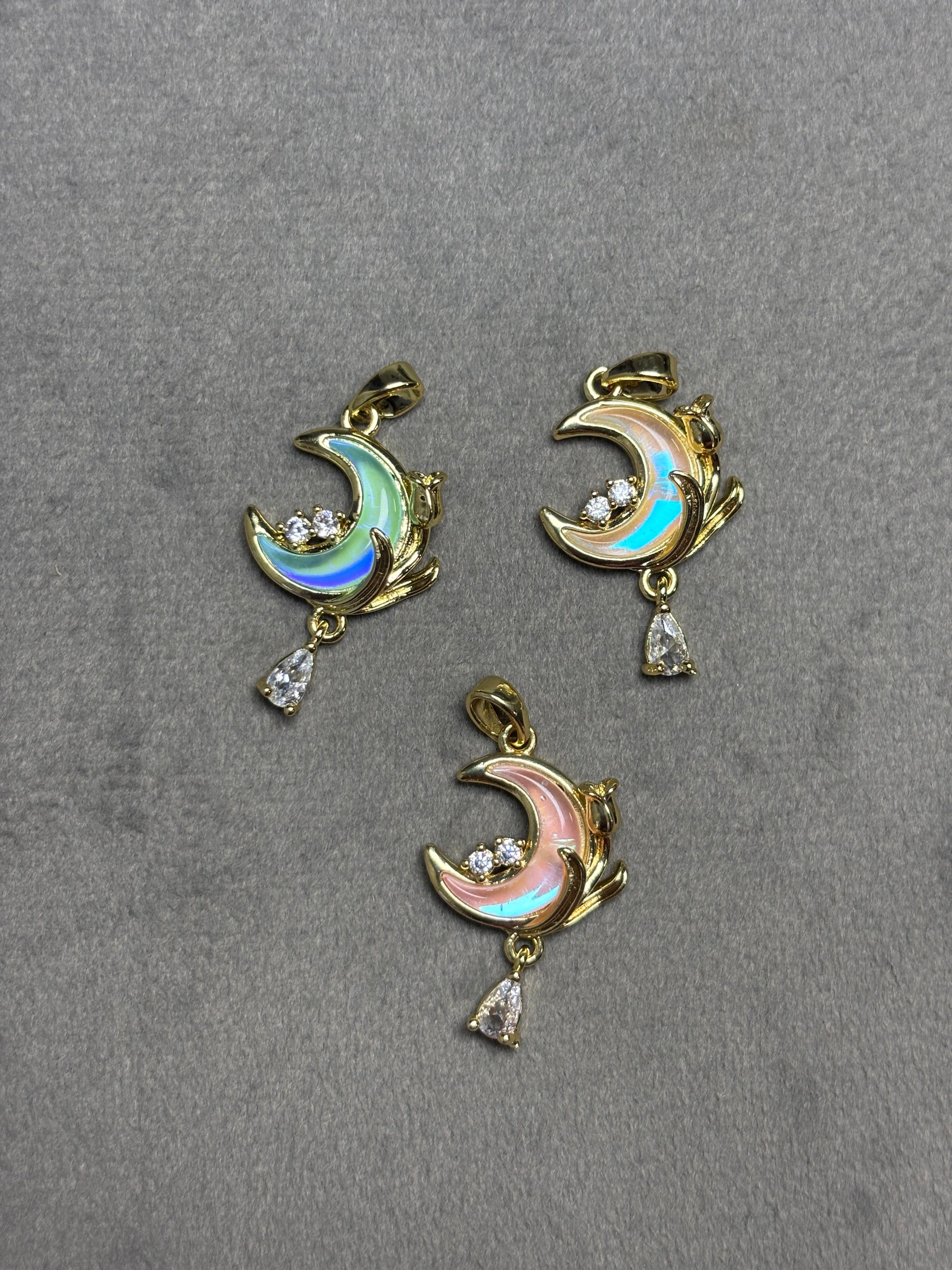 Crescent Moon Pendant Necklace Collection