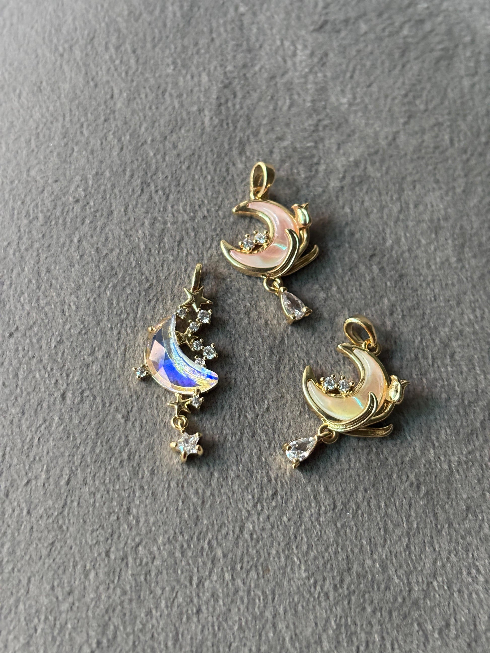 Crescent Moon Pendant Necklace Collection